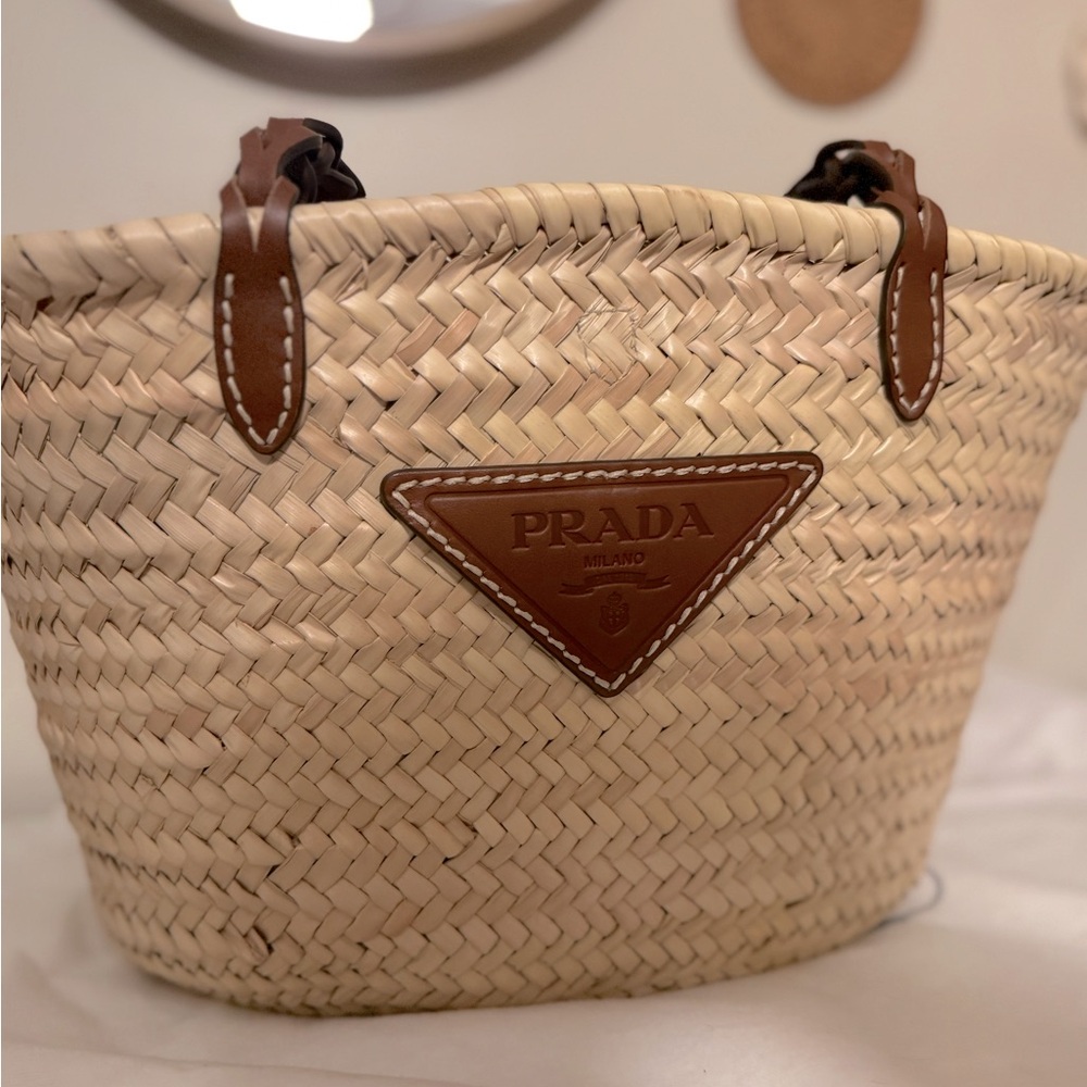Need to sell quickly!! Brand new Prada Woven Straw Tote Bag